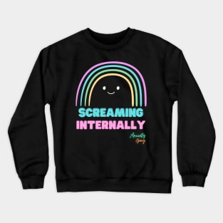 Screaming Internally - Anxiety Gang Crewneck Sweatshirt